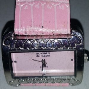 Pink Quartz Watch